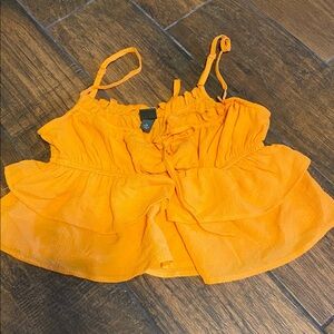 Wild Fable Orange Crop Top